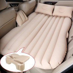 Giường (nệm) hơi ô tô cao cấp chân rời chất liệu nhung cao cấp ( Tặng Bơm Điện)