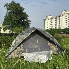 Lều cắm trại dã ngoại 2 lớp màu rằn ri chống nước cao cấp cho 1-3 người (KT 2x1.5x1.1m)