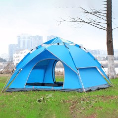 Lều cắm trại cho 4-6 người, lều cắm trại hai lớp tự bung (KT 2.05*2.05*1.4m) K123